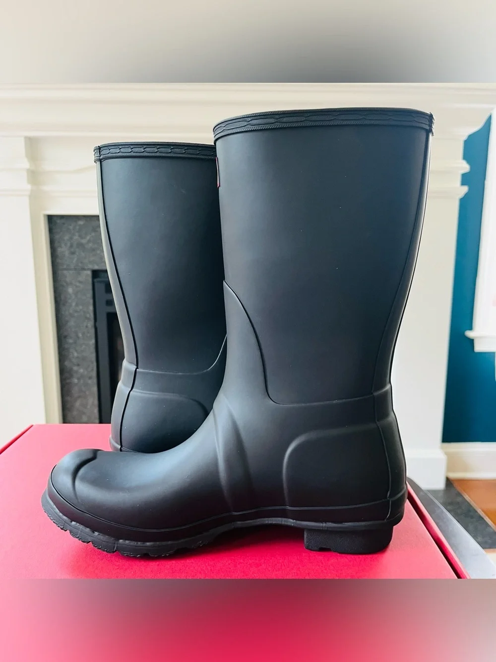 Hunter Original Short Boots Adjustable Women’s Waterproof Matte Black WFS1000RMA